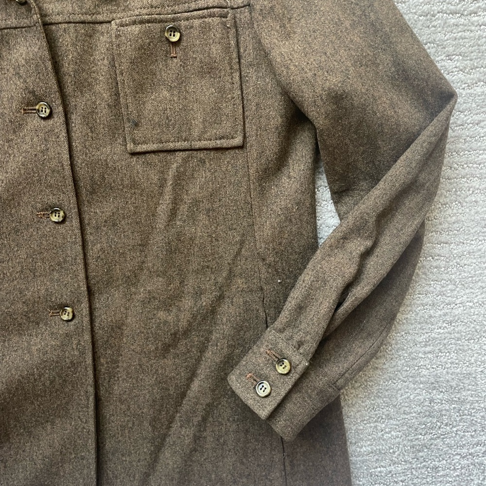 Pendleton Brown Utility Jacket Wool Blend - image 6